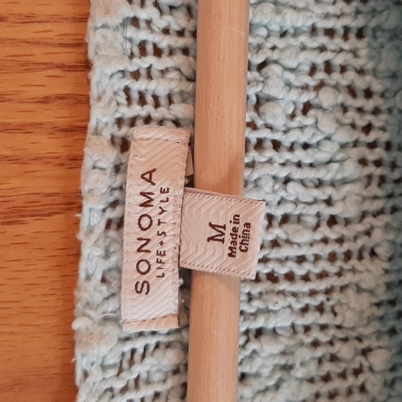 Sonoma Mint green Sweater Size Med - Picture 2 of 5